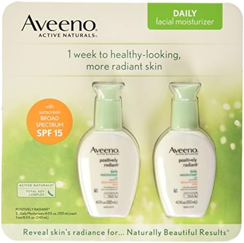 aveeno positively radiant sheer daily moisturizer spf 15