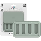 ezpz Ice Tray for the Baby-Led Gumline Feeder (Sage) | Silicone Ice Tray for Breast Milk , Formula, or Purees - Four Compartments - Baby Essentials - Baby-Led Weaning