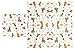 BLUE PANDA 144 Piece Let's Fiesta Dinnerware Set for Cinco de Mayo Party Supplies, Taco Tuesday Decorations (Serves 24)