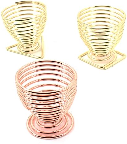Sinsun Makeup Blender Beauty Sponge Holder(3 Pack), Makeup Sponge Display Drying Rack(Gold and Rose Gold)