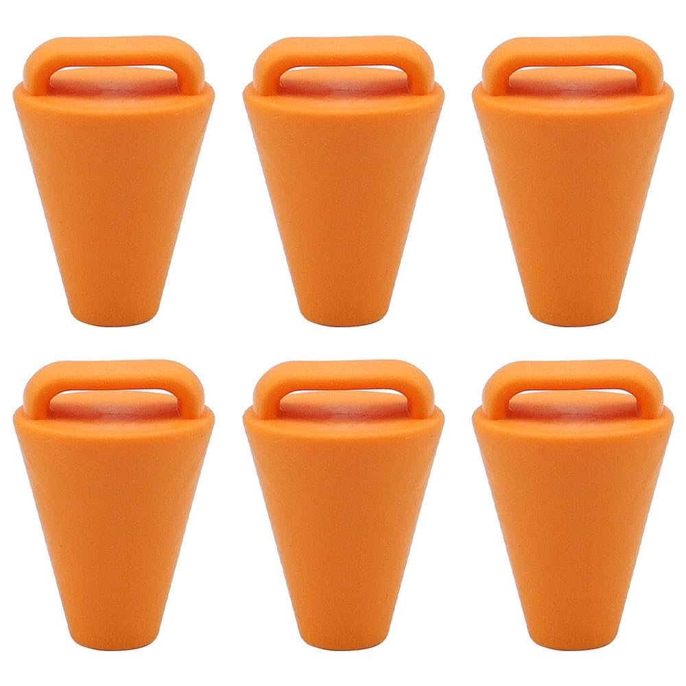 Namvo 6pcs Kayak Scupper Stopper, Kit TPE Kayak Bungs Drain Holes Stopper Bung with Handle, Essential Accessories for Leak-Free Kayaking