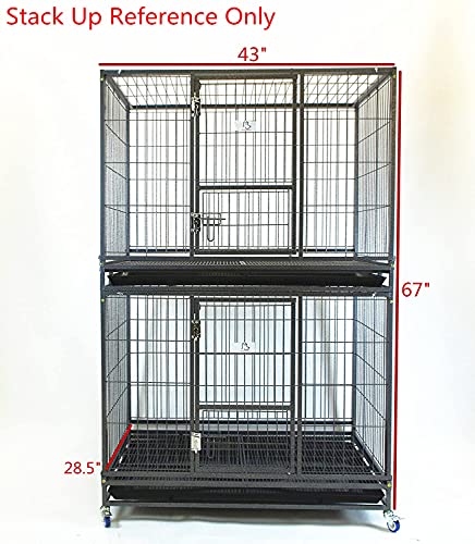 stackable dog cages