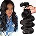Kamila hair Brazilian Virgin Hair Body Wave Hair Weave 3 Bundles Full Head Set Unprocessed Virgin Human Hair Weave Natural Black 8-28inch