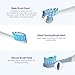 VAVA Electric Toothbrush Clean as Dentist Rechargeable Sonic Toothbrush with 4 Replacement Brush Heads 5 Optional Modes, Built-in Auto Timer, IPX7 Waterproof, FDA Approved, White