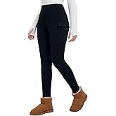 baleaf Women's Thick Fleece Lined Leggings Winter Snow Pants Warm Thermal High Waisted Ski Legging