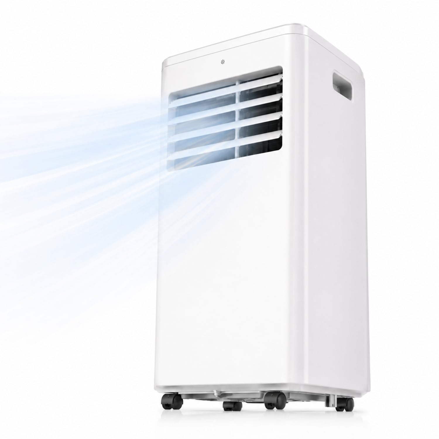 Coolblus 12000 BTU Portable Air Conditioners, 3-in-1 AC Unit Cools Up to 550 Sq.Ft. with Remote Control/Smart Sleep Mode/24Hrs Timer/Window Installation Kit & Filter Cleaning Brush, White-12000BTU