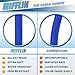 Mifflin-USA Flat Lanyards for ID Badges (Blue, 36 Inch, 100 Pack), Comfortable Neck Straps