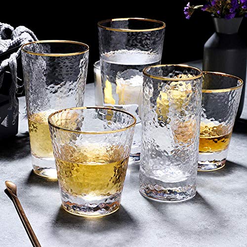 HARVESTFLY Trinkgläser aus Hochwertigem Glas, 2er Set, Wassergläser, dickwandige Saftgläser, geriffelte Gläser für… – Bild 8