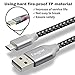 Fasgear Micro USB 2.0 Cable 2 Pack 10ft 2.4A Fast Charging Android Phone Charger Cord Braided Micro-B 2.0 Cable Compatible for PS4 X-Box One Controller/Sam-Sung S6/Fire TV Stick/Kindle/Webcam (Black)