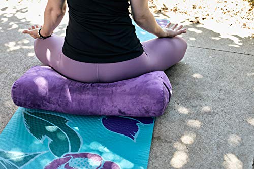 Gaiam-Yoga-Bolster-Rectangular-Meditation-Pillow