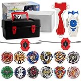 3T6B Bey Battling Top Burst Launcher Grip Set Storage Box Top Burst Gyros 4D with Launcher Burst Toys for Children
