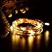 Copper Wire Lights Strings, LTROP 7ft 20 LED AA Battery Powered Starry String Lights, Ambiance Rope Light for Outdoor, Garden, Home, Dancing, Christmas Party (Batteries Not Included) - Warm White