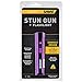 SABRE Concealable Stun Gun & LED Flashlight-Delivers 0.845 Pain Inducing microCoulombs & 100 Lumens - Disabling Safety Pin - Training Video Included