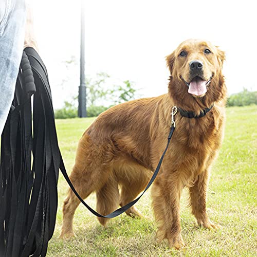 Dog Training Lead Long Dog Leash, Long Nylon Training Dog Leash for Pet Tracking Training Obedience Lead Leash Long Training Dog Leash Long Dog Recall Lead (10M/30FT)