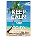 KEEP CALM postcard set of 20. Post card variety pack with Keep Calm theme postcards. Made in USA.