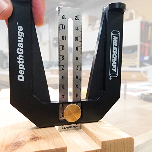 Milescraft 8601 Depth Gauge Measure, Mark and Locate Depth of Blade