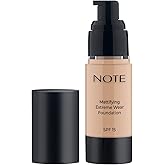 Mattifying Extreme Wear Foundation SPF 15-100 Cashmere Beige by NOTE for Women - 1 oz Foundation