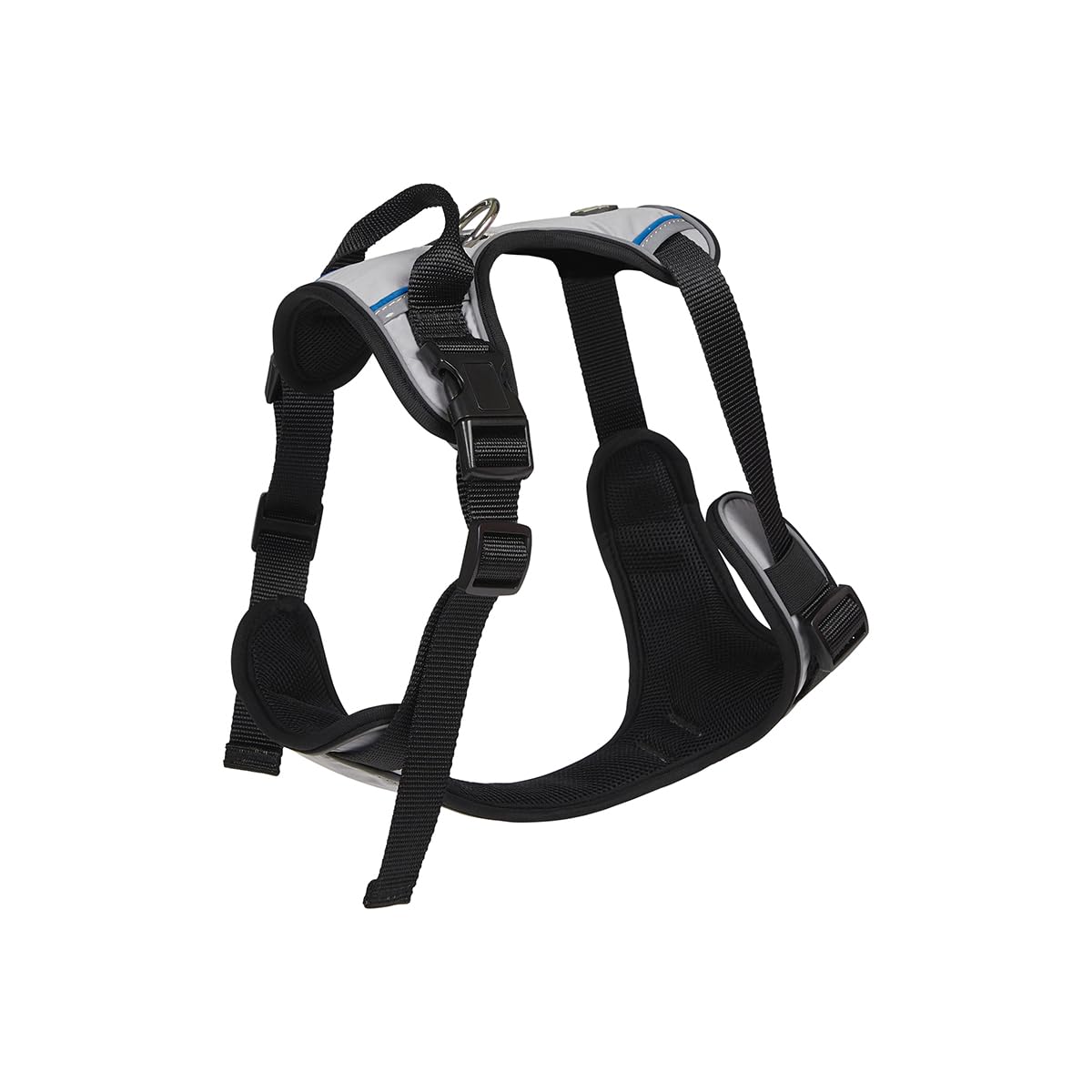 Petface Outdoor Paws Adventure Dog Harness, Silver/Grey, Large (Pack of 1)