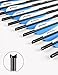 PANDARUS Archery Carbon Crossbow 17/20/22-Inch Arrows Bolt Crossbolt Fletched 4 Inch Vane with Field Point (Pack of12)