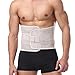 HURMES Back Support Belt - Breathable Mesh Panels Lumbar Back Brace with Double Pull Adjustable Compression Straps - Stabilizing Waist Belt for Chronic Pain, Sciatica, Spasms, Nerve Pain (White, XXL)