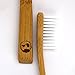Natural Bamboo Toothbrush, 4 Units of BPA Free and Soft Nylon Bristles, Eco-Friendly, from Earth's Daughter.