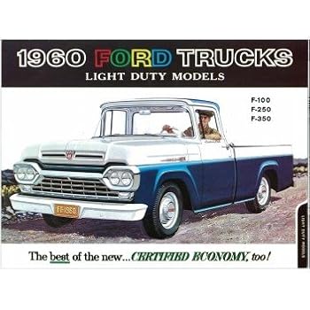 Amazoncom 1960 Ford F100 F250 F350 Truck Sales Brochure