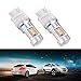 Echoming 2pcs 3157 LED Bulbs Switchback,IP67 Super Bright 21SMD 2835 Chipsets 3157 3155 3457 4157 Turn Signal Lights,LED Brake Lights with Projector,Xenon White/Amber Dual Color