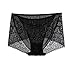 SilRiver Women's 100% Silk Lace Panties, Sexy Underwear, Breathable and Comfortable Hipster, Recommend For Sensitive Skin