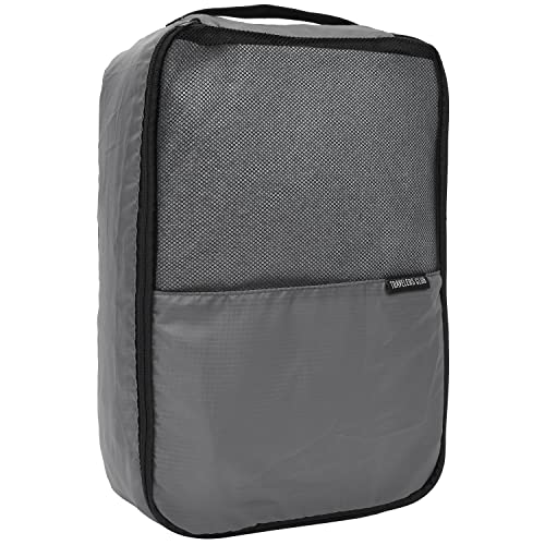 Travelers Club Riddock Luggage and Travel Accessories, Charcoal, 14-Piece Set