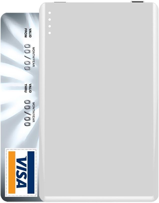 iLogoTech Ultra Slim Powerbank 2200mAh Portable Charger - External Battery Bank mit Micro USB Output for Samsung iPad iPhone X, 8, 8+, 7, 7+, 6S, 6S +, 6, 6+, 5S Android(Slive)
