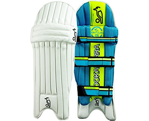 Kookaburra Verve Pro Cricket Batting Legguards - White, Mens Left Hand