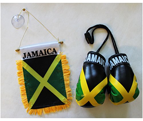 Jamaica - Boxing Glove and Window Hanger Combo