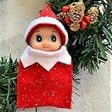 Red Baby Elf Doll Toddler Elf Christmas Elf in