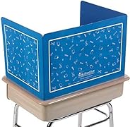 Really Good Stuff Plastic Privacy Shields for Student Desks – Set of 6 - Large - Study Carrel Reduces Distract