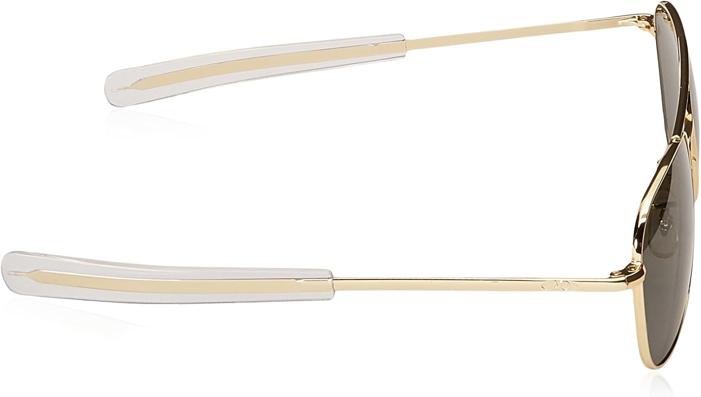 American Optics Flight Gear Original Pilot Sunglass, 57-mm Gold Frame with Bayonet Temples, True Color Grey Glass Lens: Clothing