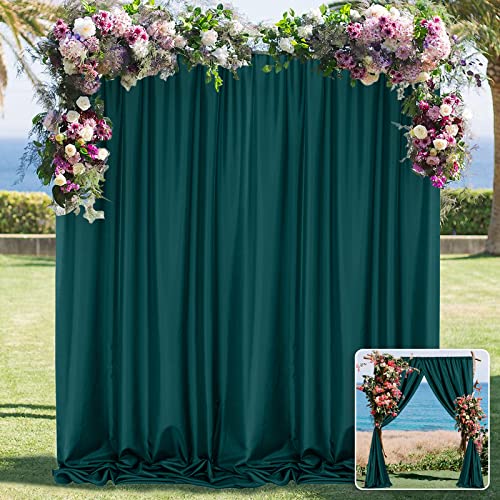 MYSKY HOME X Green Backdrop Curtains