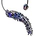 Holylove Women Statement Necklace Blue, Costume Necklace for Women Novelty Fashion Jewelry 1 pc with Gift Box- HLN0008 Blue