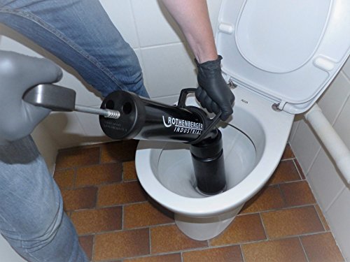 ROTHENBERGER Industrial RoPump Power zuigpijpreiniger incl. 2 adapters, sifon- en afvoeren in keuken, badkamer, toilet… - Afbeelding 3
