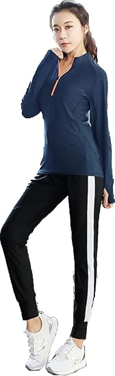Amazon レディース セットアップ スポーツウェア 運動着 長袖トップス パンツ 黒 黒 青 黒 黒 グレー 青 グレー L Ll 3l 4l 5l 大きいサイズ 4l 青 黒 トレーナー パーカー 通販