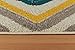 New Fashion Luxury Chevron 5x8 Large Rugs For Living Room Cheap Gray Cream Blue Yellow Brown Washable Zig Zag Floor Carpet Blues Modern Abstract Nice Rug For Dining, 5x8 Rug