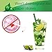Eco Friendly Green Straws, Bulk Pack of 200 Plastic Green Environment Friendly Green Drinking Straws by Upper Midland Products