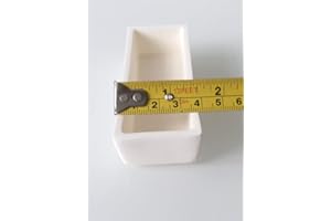 OTOOLWORLD 99.3% Alumina Crucible Al2O3 Assay Crucible for Lab Laboratory (100x40x20MM)