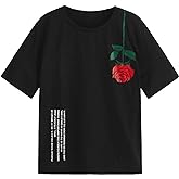 COZYEASE Boys' Graphic Tees Short Sleeve Crew Neck Casual Cool Shirts Summer T Shirts