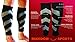 Rikedom Sports Calf Sleeves Guard Socks,Black,Large