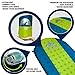 Self Inflating Sleeping Pad – Sleeping Pad - Lightweight Sleeping Pad - Mat for Camping Hiking Backpacking - Premium Insulated Sleeping Mattress for Outdoors - Comfortable Pad for Men and Women