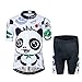 Cycling Jersey Kids,Short Sleeve Cartoon Road Mountain Bike Jersey Set/Top/Short for Girls Boys Breathable