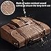 SOAEON Messenger Bag,Computer Bag 15.6inch,Waterproof Laptop Bag Waxed Canvas Vintage Satchel Shoulder Bag for Travel