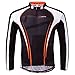 Bikes for Men Shirt Long Bike Fit Cycle Jersey Bicyle Clothes Full Zip US M Black Grey Multi