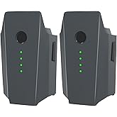 Dregin Mavic Pro Battery, 2 Pack 3830mAh 11.4V Intelligent Flight Battery for DJI Mavic Pro/Pro Platinum/Pro White
