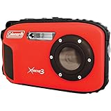 Coleman C9WP-R Xtreme3 20 MP Waterproof Digital Camera with Full 1080p HD Video (Red)